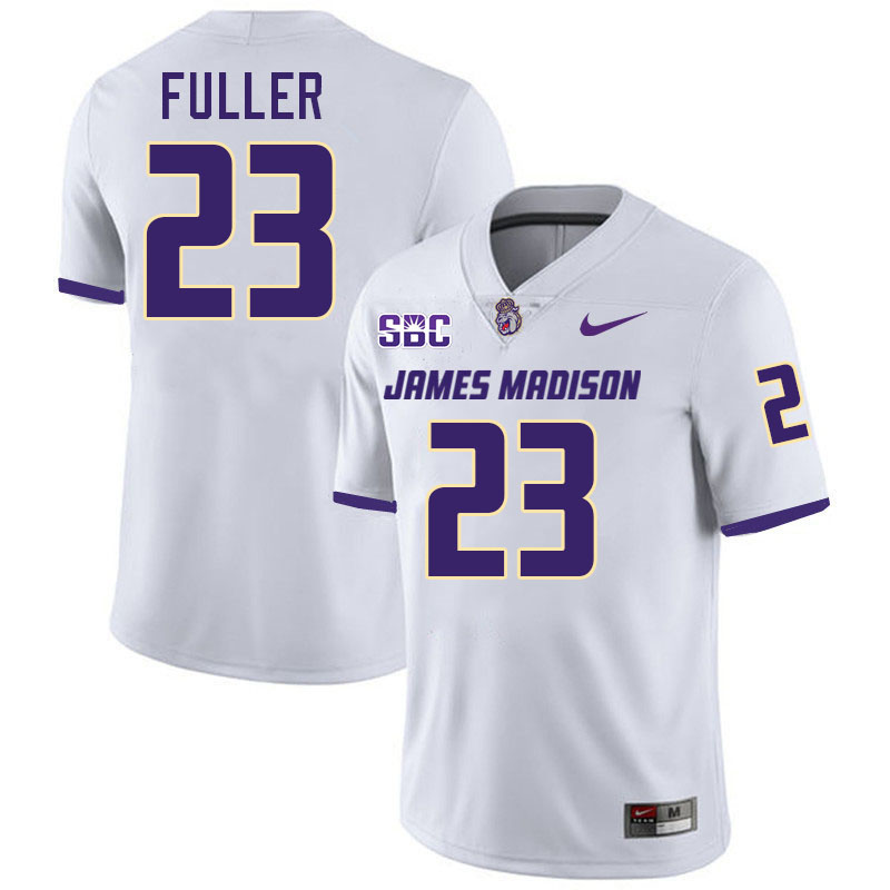 #23 Jordan Fuller JMU Jersey,James Madison Dukes Football Jerseys Stitched-White #23 Jordan Fuller JMU Jersey,James Madison Dukes Football Jerseys Stitched-White
